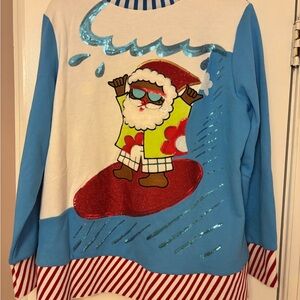 Whoopi baby Santa sweater